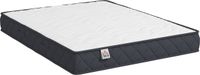 HOMCOM Matras - Gebreide stof (100% polyester), traagschuim - 190 x 140 x 20 cm - Wit en grijs