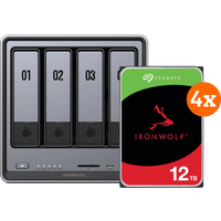 UGREEN NASync DXP4800 Plus + Seagate Ironwolf 12TB 4-Pack