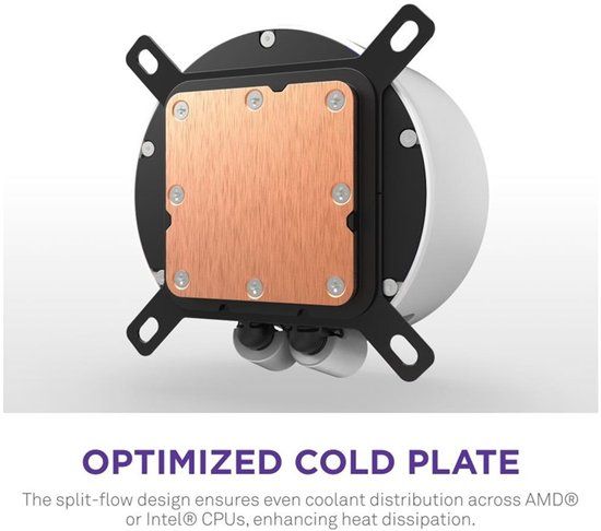 NZXT Kraken Elite 420 RGB Wit Alles-in-één vloeistofkoeler