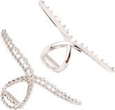 Innovaland Haarclips Premium - 2 Stuks - Haarklem - Haarklemmen Dames - Bananenklem - Haarspeld - Haarklauw - Haarklem Groot - Haarclip - Haarclip Groot - Haarspelden Dames