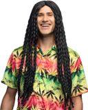Boland Bob Marley pruik - dreadlocks - vlechten - zwart - mannen