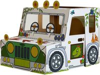 Bankers Box Play - Speelhuis stevig karton - Dinosaurus truck - Inkleurbaar