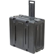 SKB 4U Roto Shockmount Rolling Rack - 20" Deep - Black