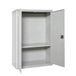 Simon Amario multifunctioneel rek, metaal, 2 deuren, 900 x 800 x 400 mm, grijs