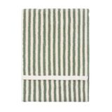 Yard Hebden Gestreepte katoenen badstof handdoek (bos, 50 x 100 cm)