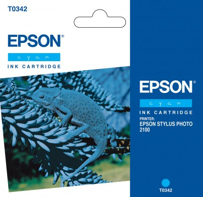 Epson Chameleon T0342 single pack / cyaan