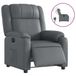 VidaXL Fauteuil Elektrisch Verstelbaar Kunstleer Grijs