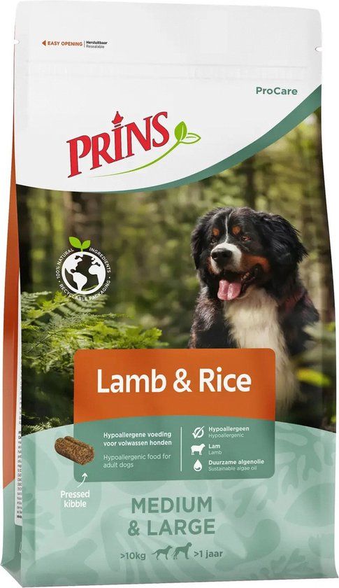 Prins ProCare Lamb & Rice - 12kg - Adult Dog Food