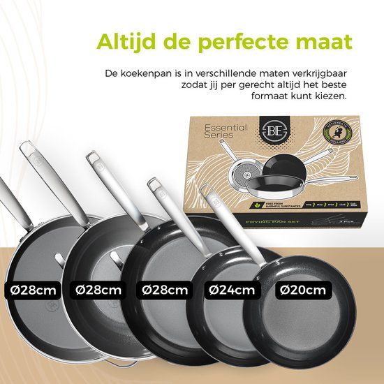 BE Living RVS Pannenset 5-delig