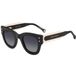 London Carolina Herrera HER 0222/S 3H2/9O Zonnebril Vrouwen Zwart/Grijs