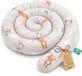 Serpentijnkussen ASE Spolka Akcyjna XXL bedslang bedkussen voedingskussen bedrol bedrandbescherming sierkussen bedomranding slang XL handgemaakt Teddyberen 400 cm Oeko-Tex-certificaat