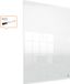 Nobo Transparant Draagbaar Acryl Mini Whiteboard voor Bureau of aan de Muur, Draagbaar, Droog Uitwisbaar, Frameloos, 600 x 450 Millimeter, Inclusief Marker En Montage Pads