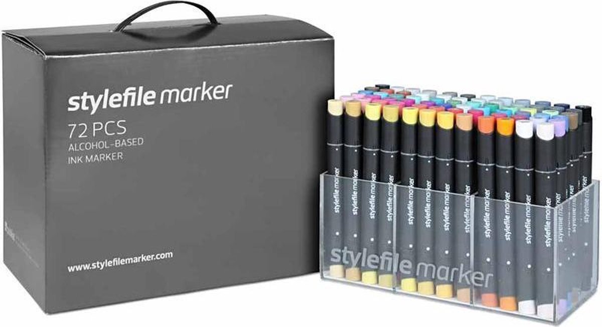 Stylefile Markers Stylefile Twin Marker 72 Main A Set