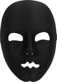 Boland - Mime Mask - Black - Adult - Magician - Funny - Faulty