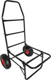 Merkloos Relaxdays Transportwagen - 50x102x37 cm - zwart