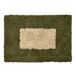 Madam Stoltz tapis de bain en coton 90x60 cm - kaki/beige