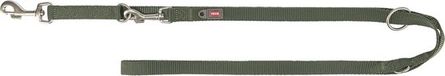 Trixie Premium verstelbare hondenriem olijfgroen 200x1 cm