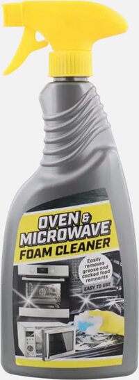 Merkloos 2 x Oven- en magnetronreiniger - 750ml - Verwijdert vet en etensresten