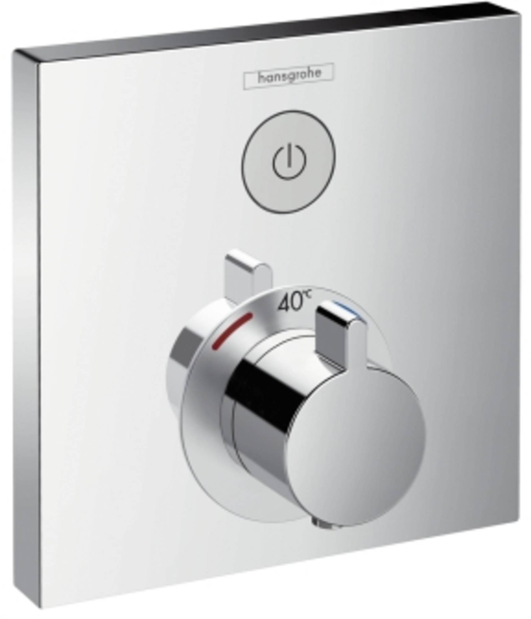 Hansgrohe ShowerSelect afbouwdeel voor inbouwkraan thermostatisch met 1 stopkraan chroom
