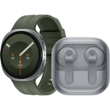 Samsung Galaxy Watch 9 5G Zilver/Groen 44mm + Samsung Galaxy Buds4 Wit