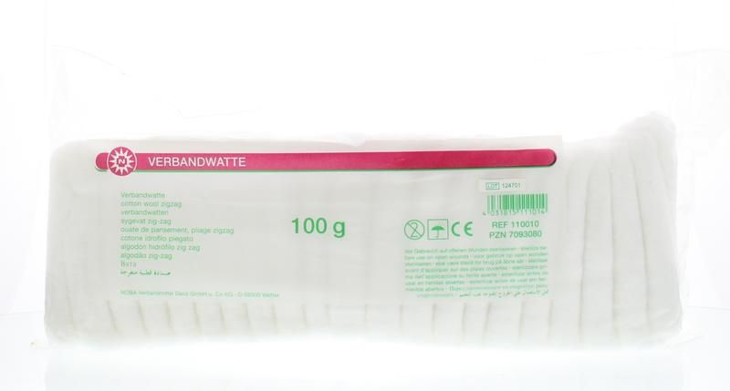 Noba Watten Hydrofiel Zigzag 100 g