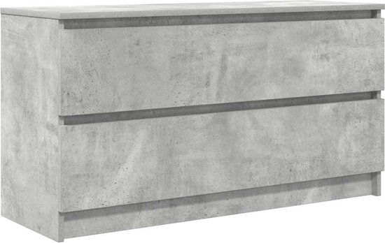vidaXL Tv-meubel 100x35x54 cm bewerkt hout betongrijs