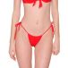 Luna Splendida Maillot de bain brésilien réglable avec bretelles Bleu