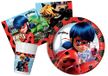 Tableware Miraculous Ladybug Tableware Party Pack for 8 people