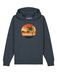 Watapparel Sweatshirt 'Sunset on palm beach' antraciet / gemengde kleuren
