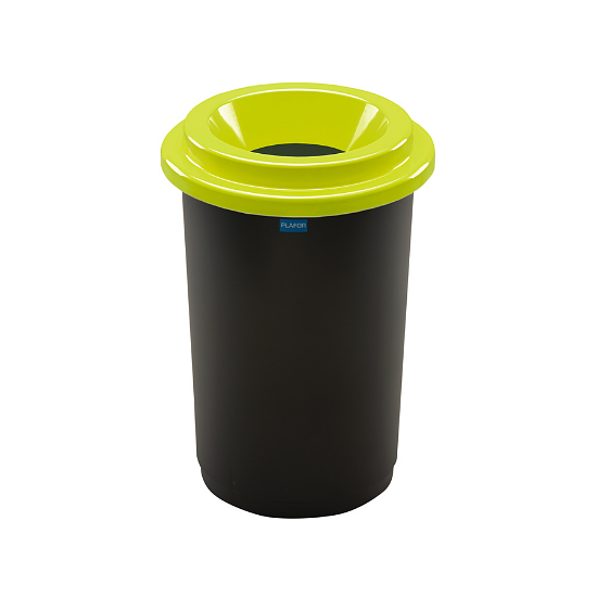 Orange Planet Plafor Prullenbak 50L, gemakkelijk afval recyclen – afval scheiden, afvalbakken, vuilnisbak,