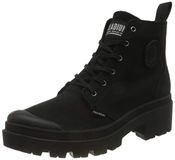 Palladium Veterlaarsjes 'Pallabase' zwart / wit