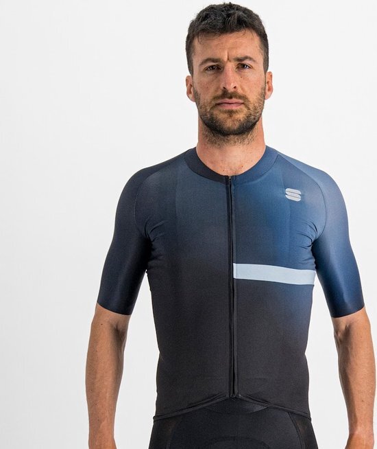 Sportful Bomber Jersey Heren, zwart/blauw