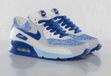 Nike - Air Max 2016 - Baskets pour femme - Blanc/Bleu - Taille 36