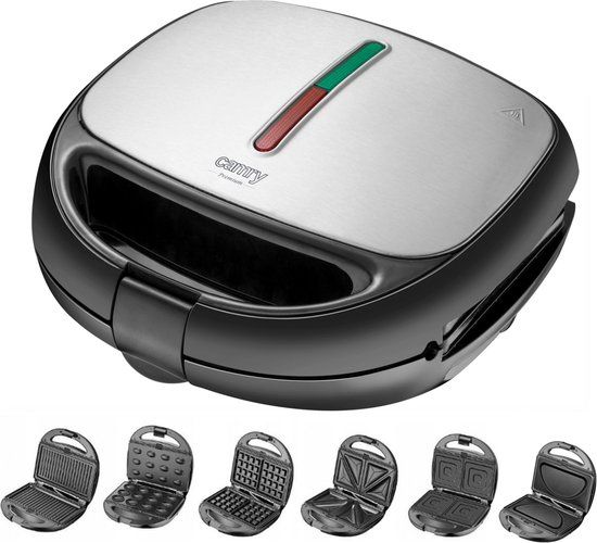 Camry CR3057 - Multifunctionele Sandwichmaker - 1200W - Zwart