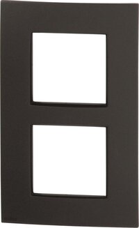 Niko Intense afdekplaat 2V verticaal Antraciet - 5412748578331