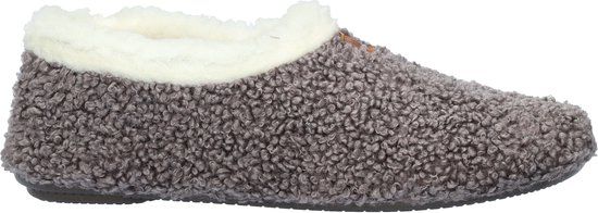 Nelson Home Pantoffels voor dames - Maat 38 - Grijs - Teddy sloffen - Warm gevoerd