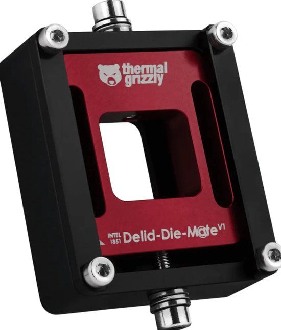 Thermal Grizzly Delid-Die-Mate - Contact Frame V1 - Voor intel Core Ultra 200 Series - zwart