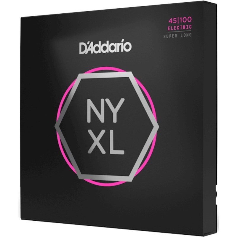 D'Addario NYXL45100SL Nickel Wound Regular Light 45-100 Electric Bass Strings