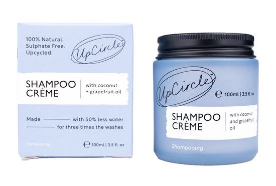 UpCircle Cream Shampoo - Leftover Pink Berries - Coconut & Grapefruit Oil - Vegan - Hydrating Formula - For All Hair Types