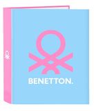 2141 Benetton Ringmap Spring Roze Hemelsblauw A4