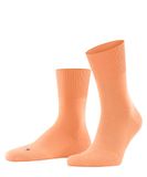 FALKE Run eenkleurig katoen functioneel materiaal sokken unisex oranje - maat 35-36