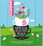 Clipper Coffret Cadeau Thé - Thé Biologique aux Herbes - Coffret Cadeau Floral avec 9 Saveurs Délicieuses