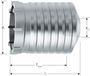 Rotec Hamerkroonboren konisch 60,0x100mm