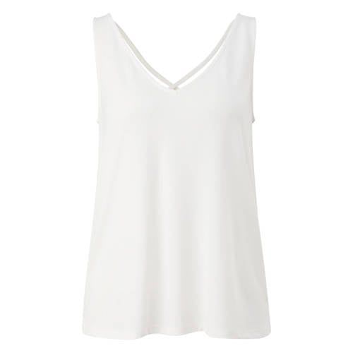 Comma Top with Open Back - White
