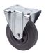 Twin-lex Serie 123 roue fixe/ou diamètre 125 caoutchouc noir