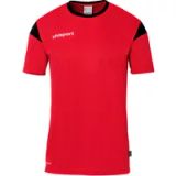 uhlsport Squad Team Voetbalshirt Korte Mouw Voetbalshirt Sportshirt voor Kinderen en Volwassenen - Unisex - Ademend Voetbalshirt