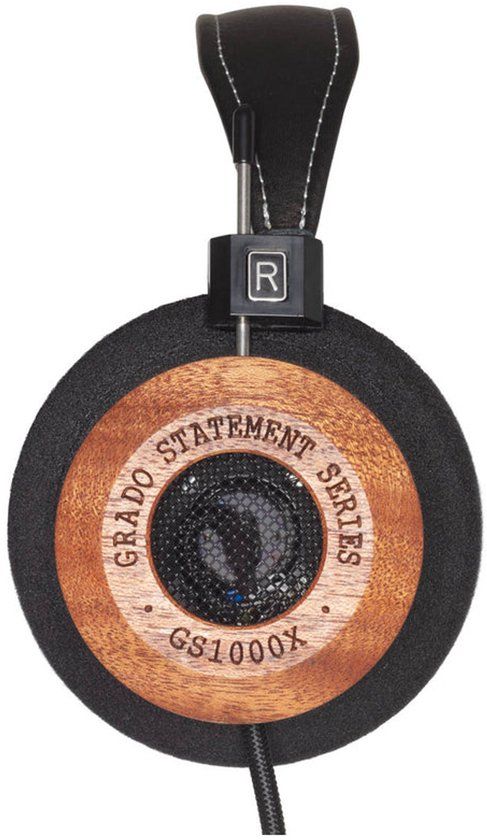Grado Labs GW1000x Headset Bedraad Hoofdband Muziek Zwart, Hout