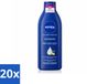 Nivea Body Milk 72u Hydratatie Droge tot Zeer Droge Huid 400 ml Voordeelverpakking 20 stuks
