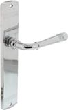 Intersteel Deurkruk Helena op schild blind chroom