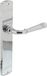 Intersteel Deurkruk Helena op schild blind chroom